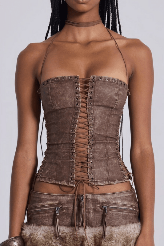 Odille Corset - Brown (S)