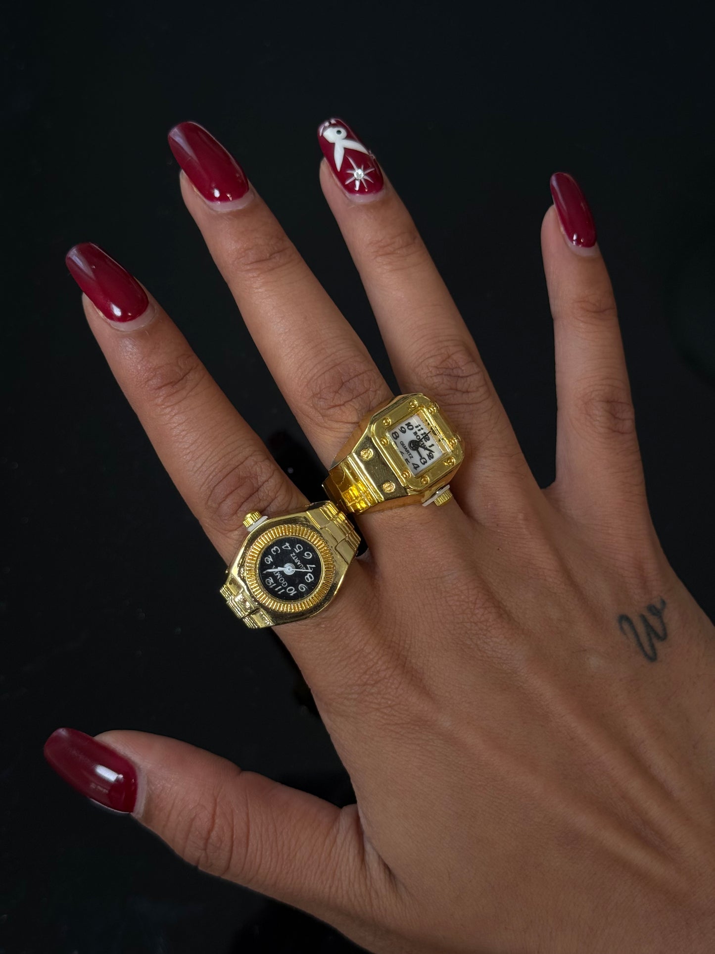 SS38 Watch Ring Set *Minor Scratches*