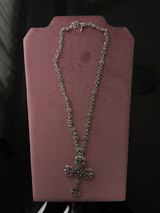 SS43 Silver Chrome Necklace