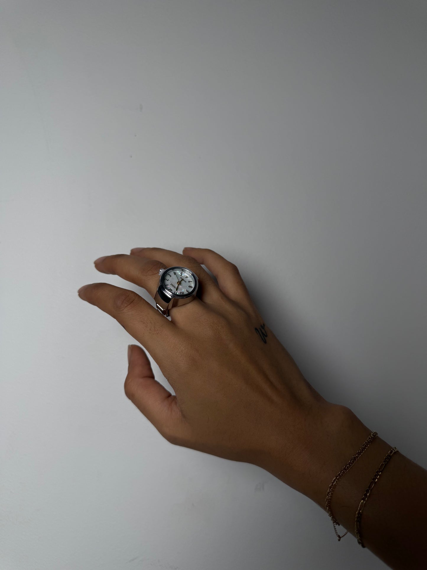 Opal Moment Watch Ring -Gold/Silver *WATERPROOF*