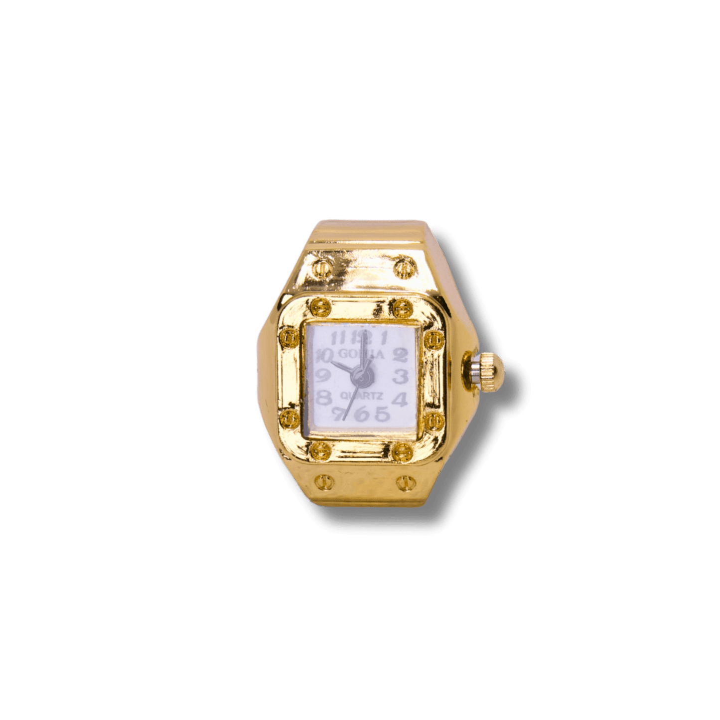 Retro Watch Ring - Gold/Silver