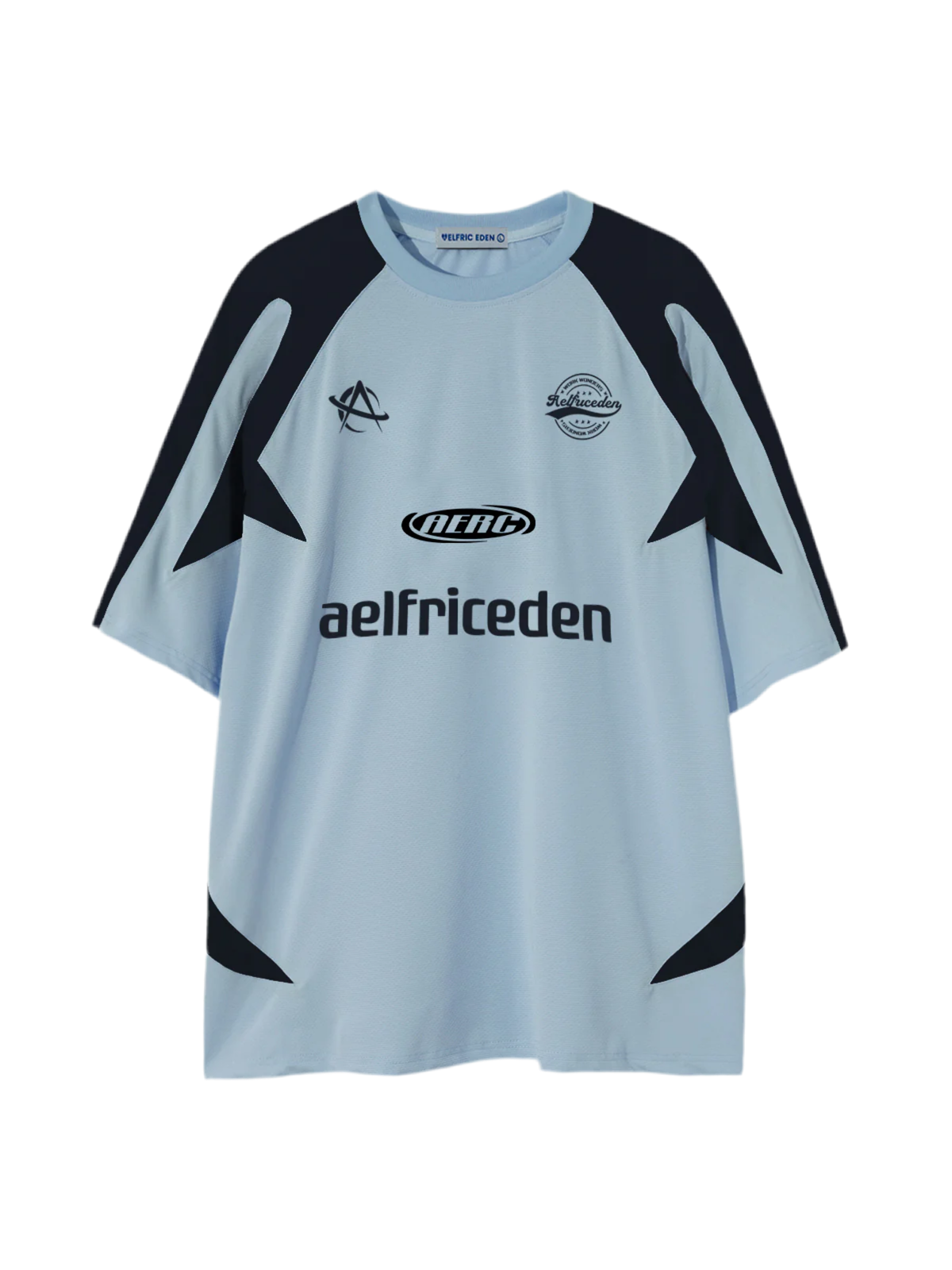 T-shirt de football bleu
