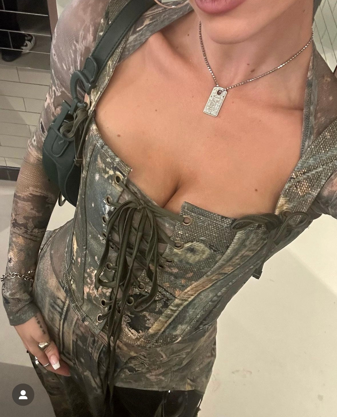 Corset vert de Tripoli