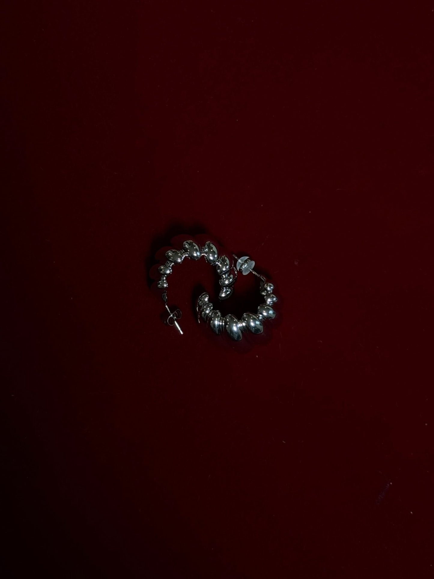 Créoles Wave - Argent