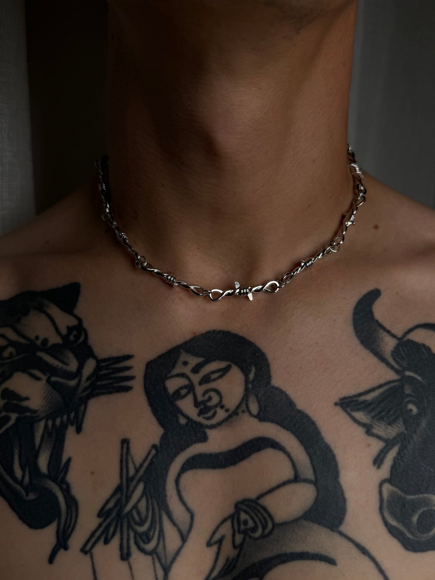 Barbed Wire Choker (Customizable)
