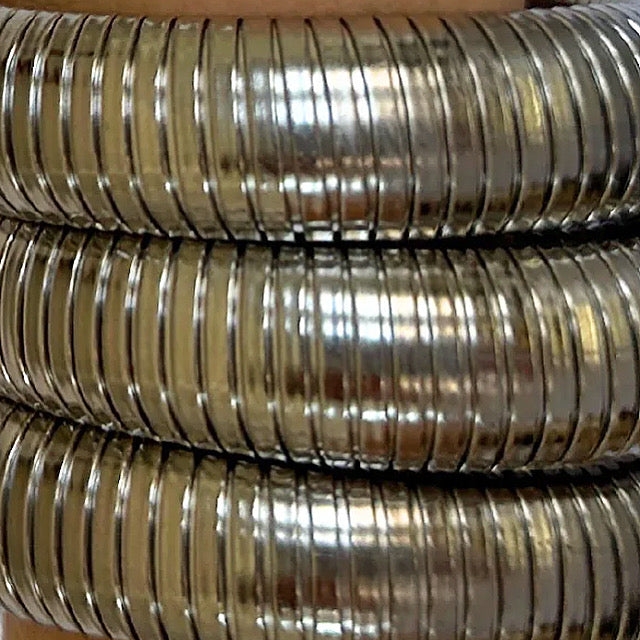 Bracelet Cléopâtre - Or/Argent (Largeurs assorties)