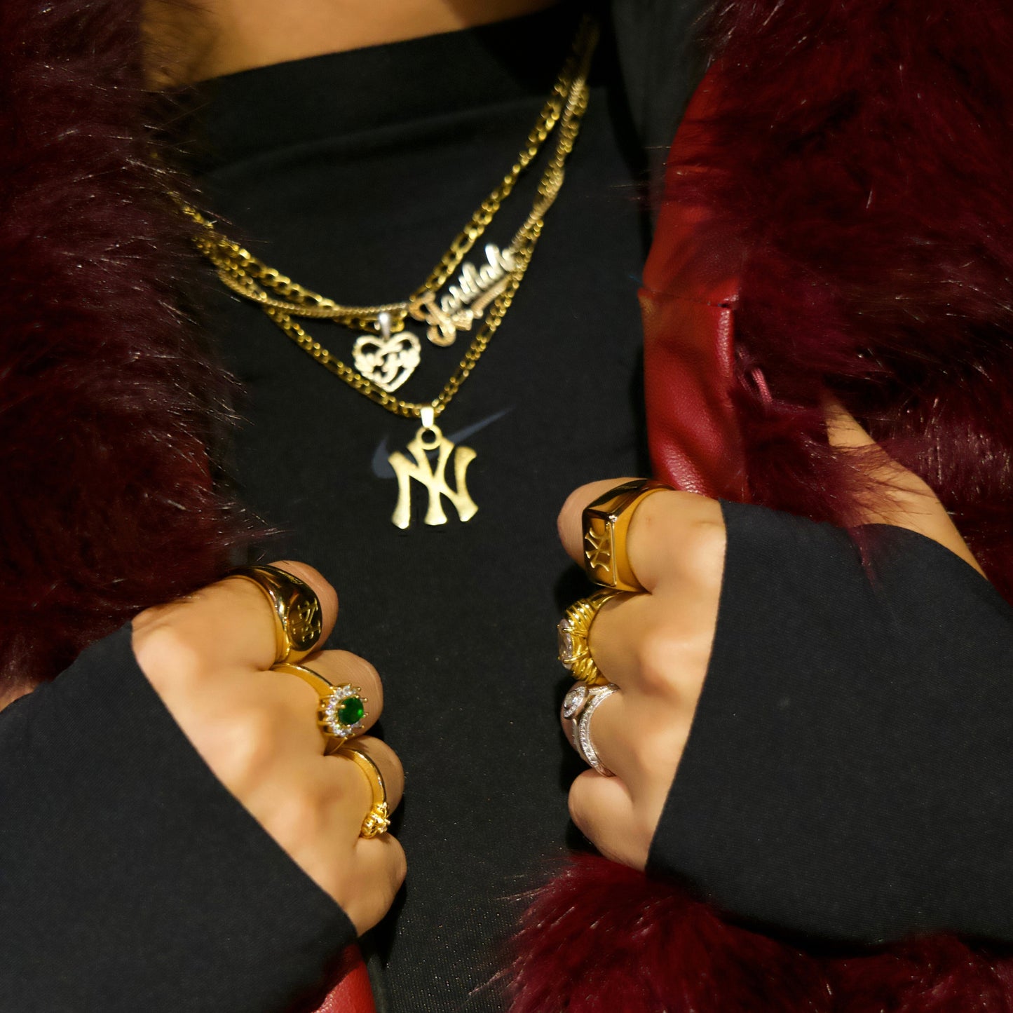 Yankee Brick Ring - Gold