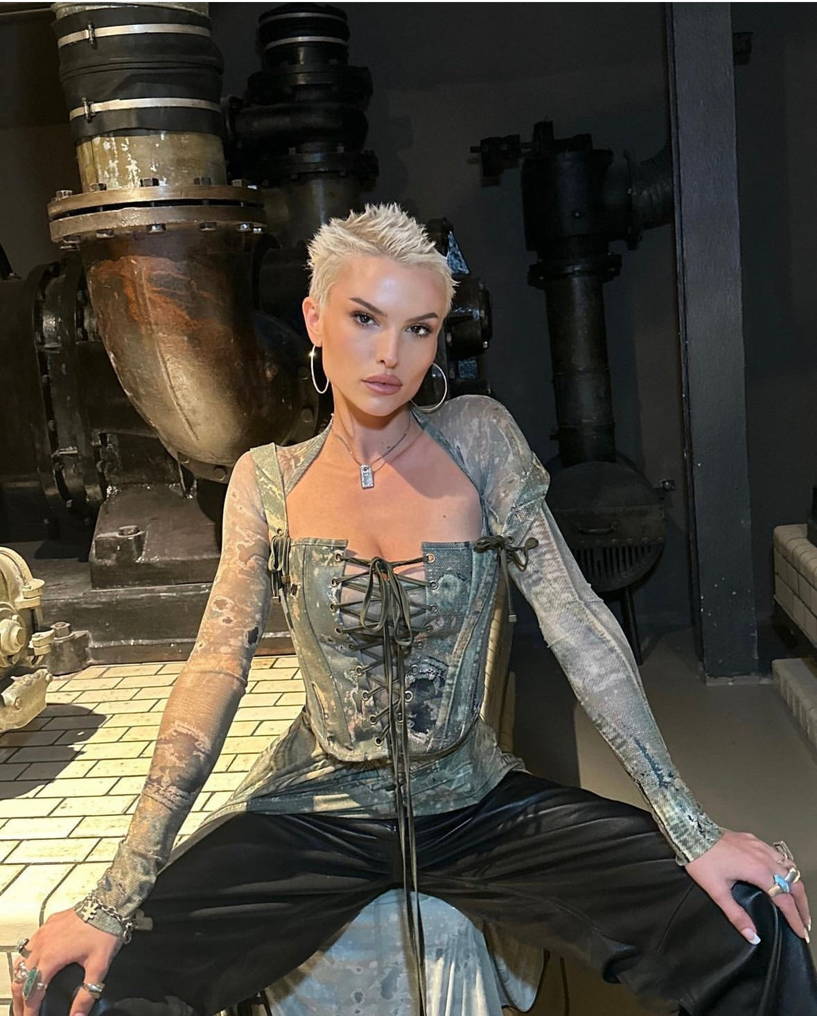 Corset vert de Tripoli