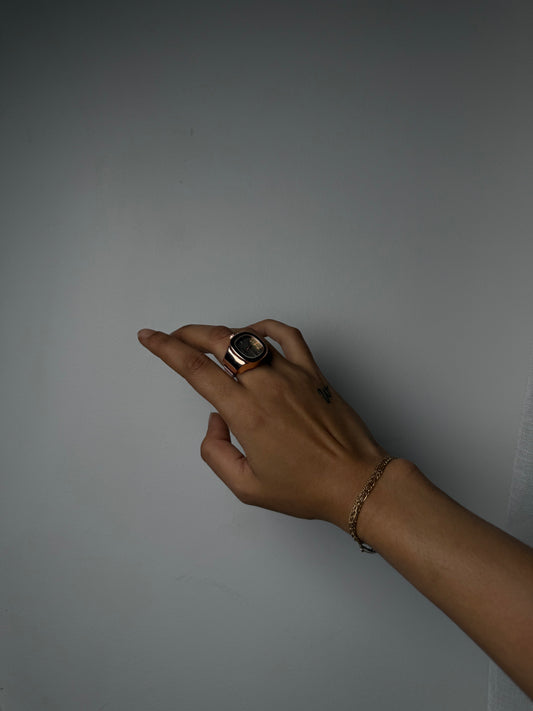 Bottega Watch Ring - Rose Gold