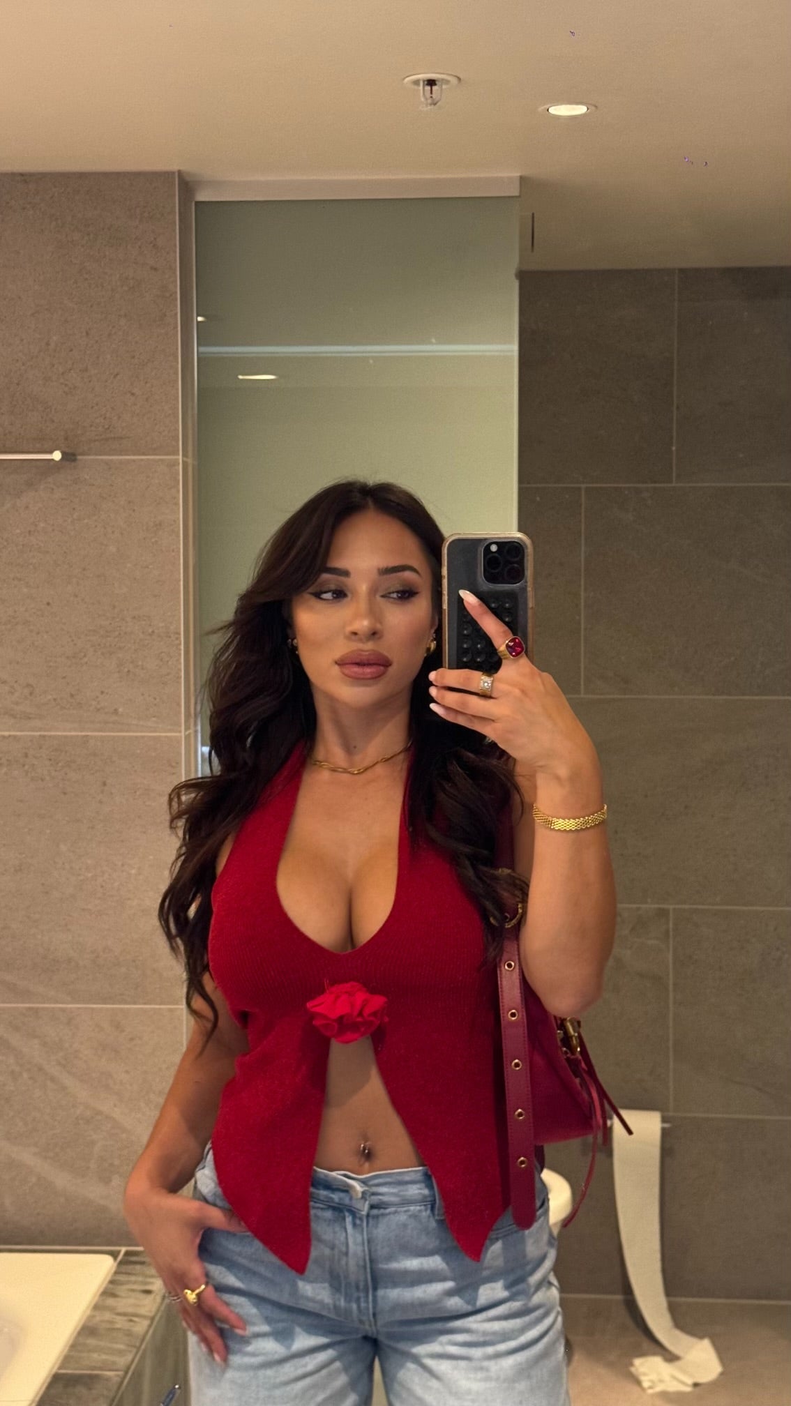 Rose Top-Rouge (S)