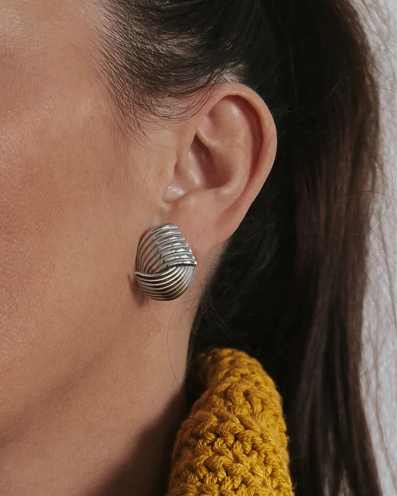 Boucles d'oreilles lisses - Argent