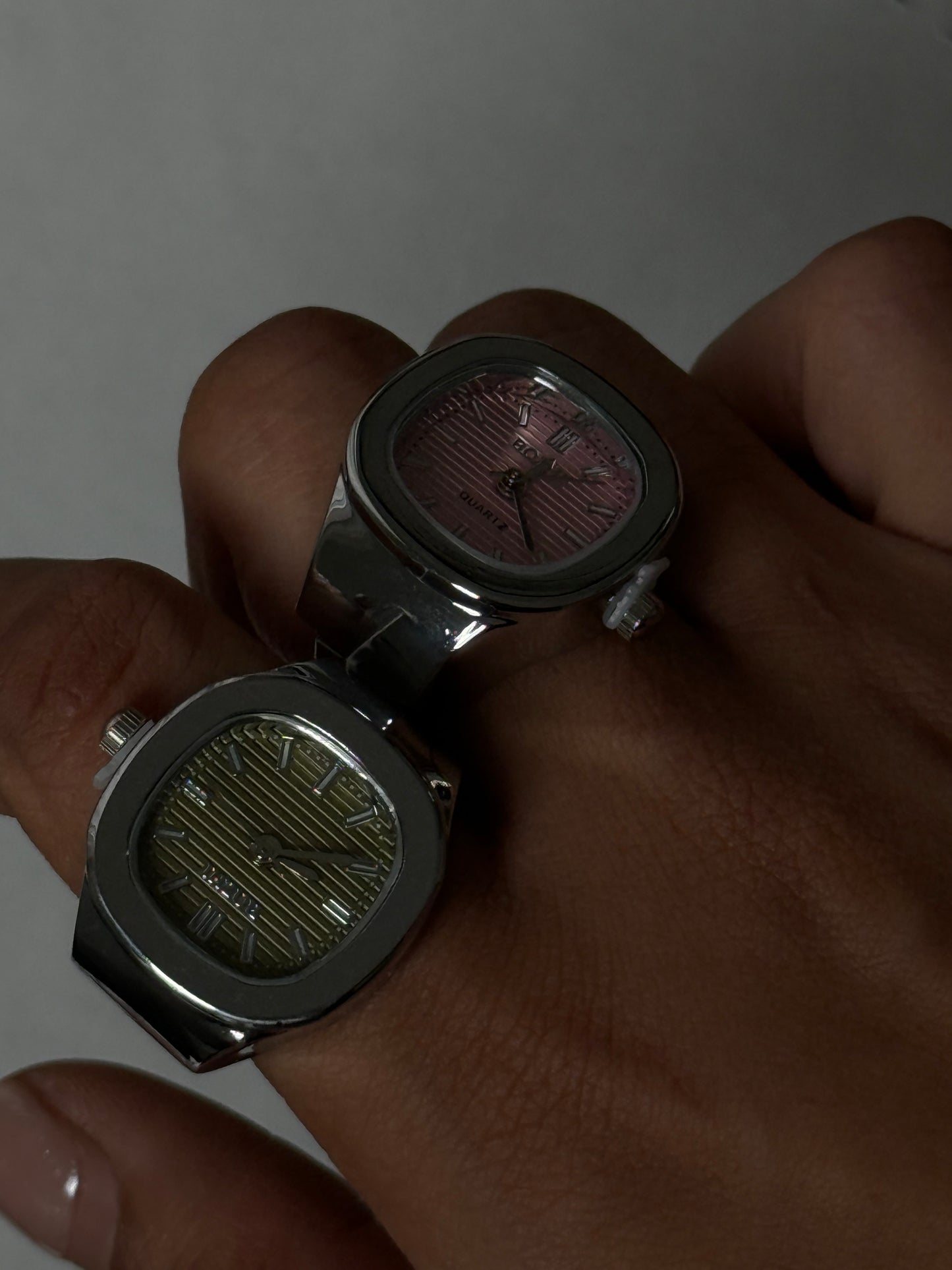 Bottega Watch Ring - Silver