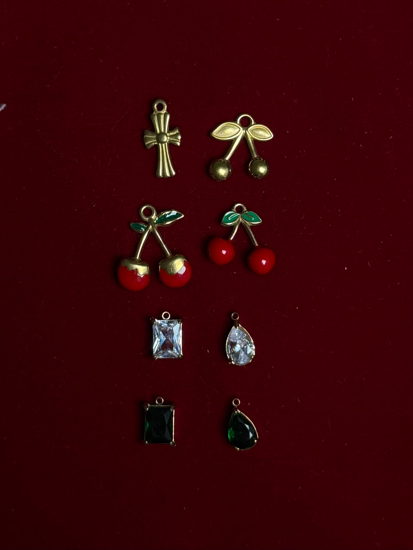 Collier à breloques Yankee (personnalisable) - Or