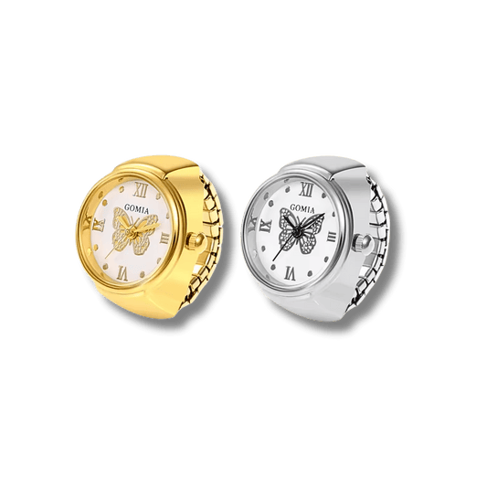 Butterfly Watch Ring - Gold/Silver