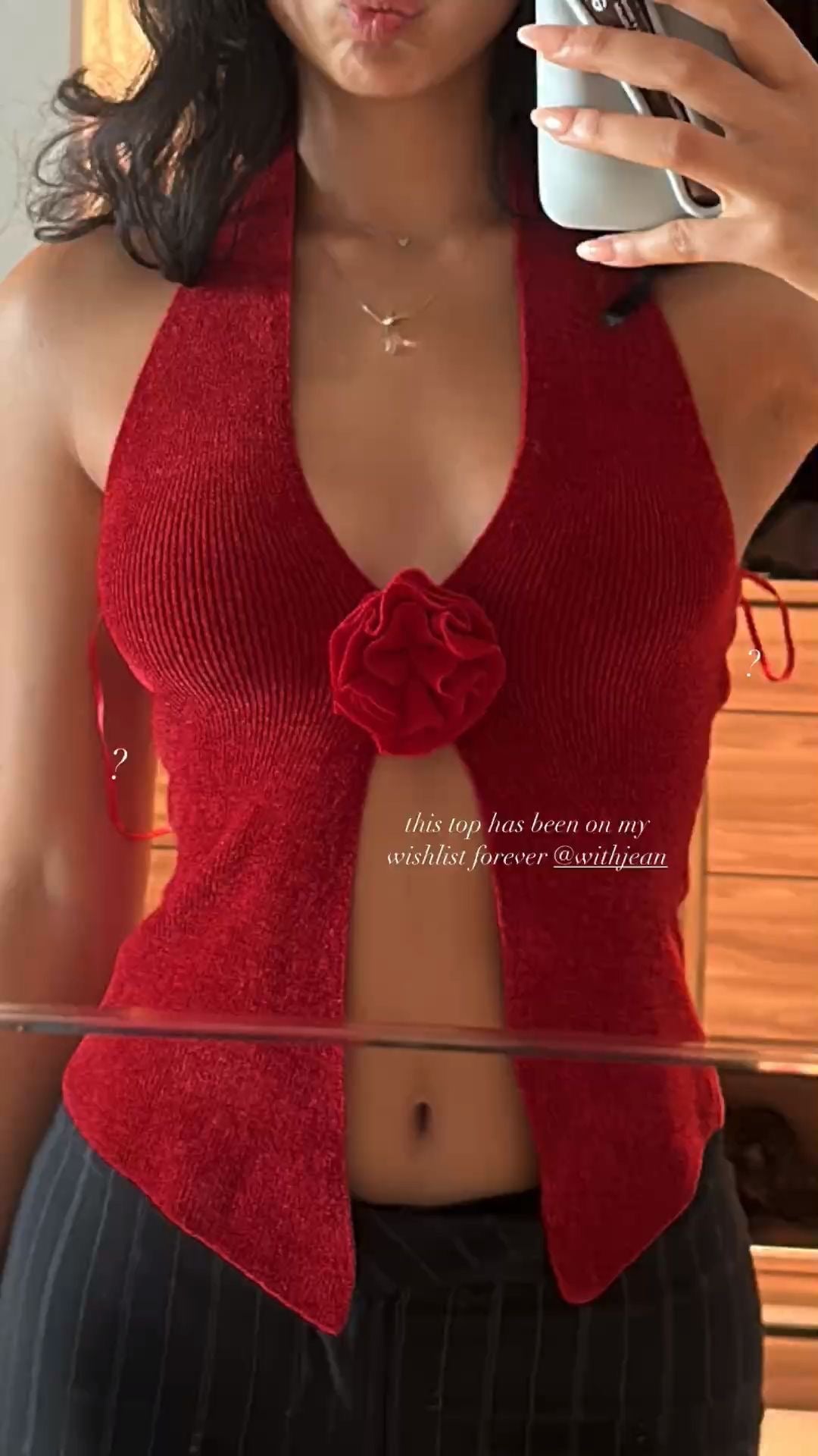 Rose Top-Rouge (S)