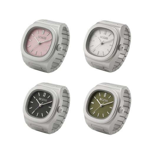 Bottega Watch Ring - Silver