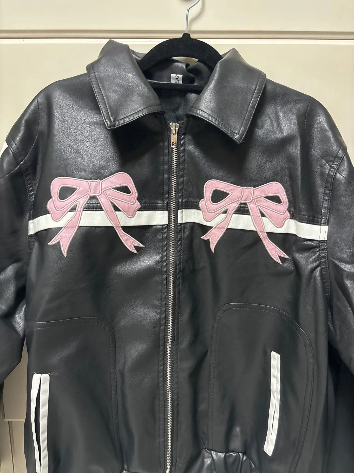 Blouson aviateur Harajuku (rose)