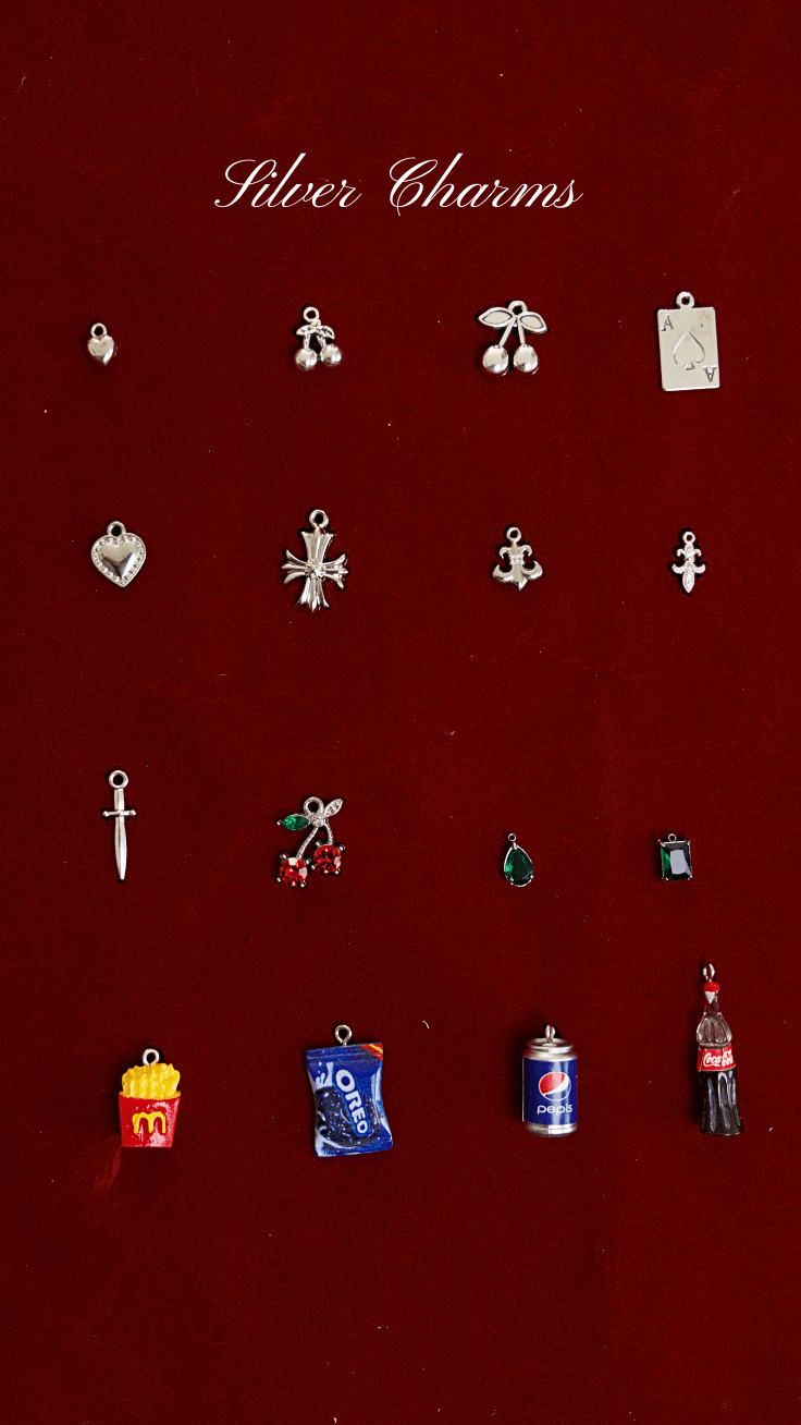 Build-A-Baddie Charm Necklace - Gold/Silver