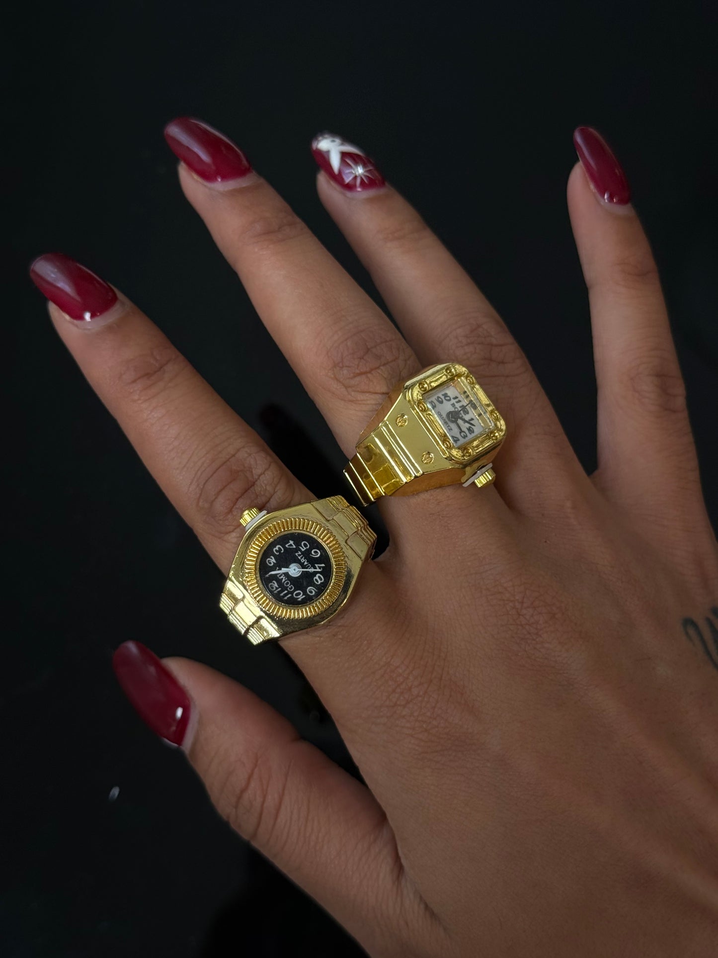 SS38 Watch Ring Set *Minor Scratches*