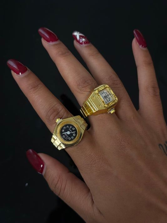 SS38 Watch Ring Set *Minor Scratches*