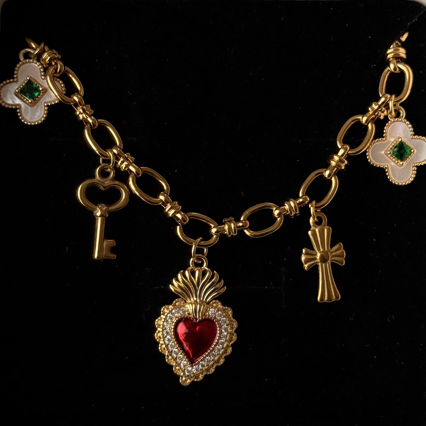 Build-A-Baddie Charm Necklace - Gold/Silver