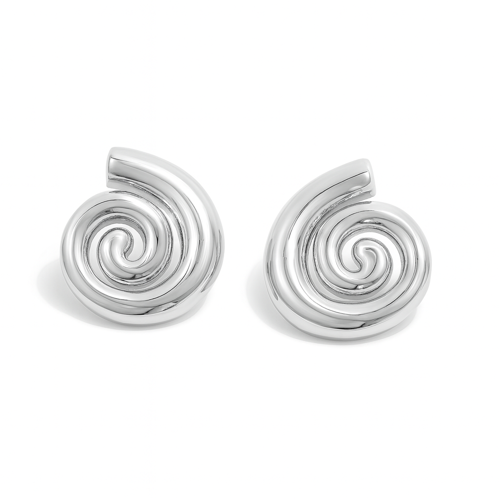 Swirl Earrings - Gold/Silver