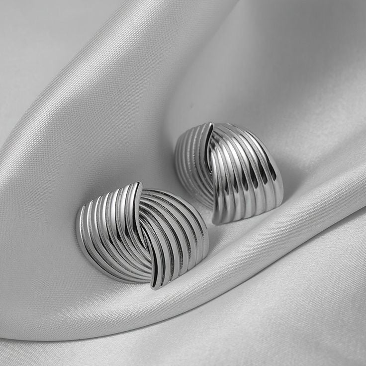 Boucles d'oreilles lisses - Argent