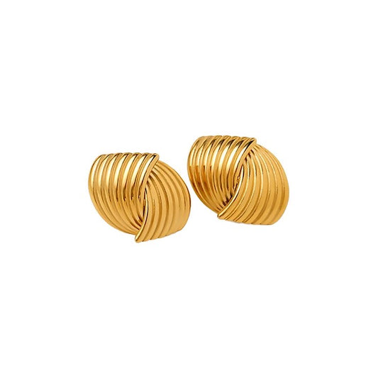 Slick Earrings-Gold