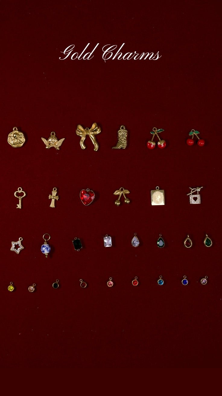 Build-A-Baddie Charm Necklace - Gold/Silver