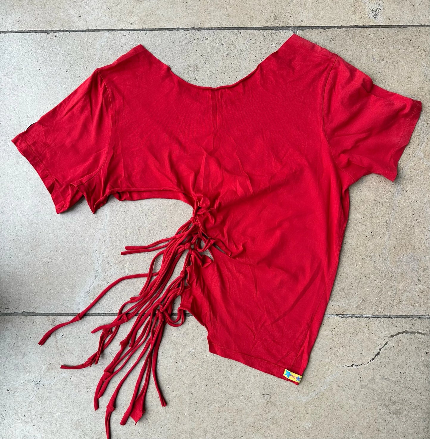 TIT4TATS Swoosh Fringe Tee (S)