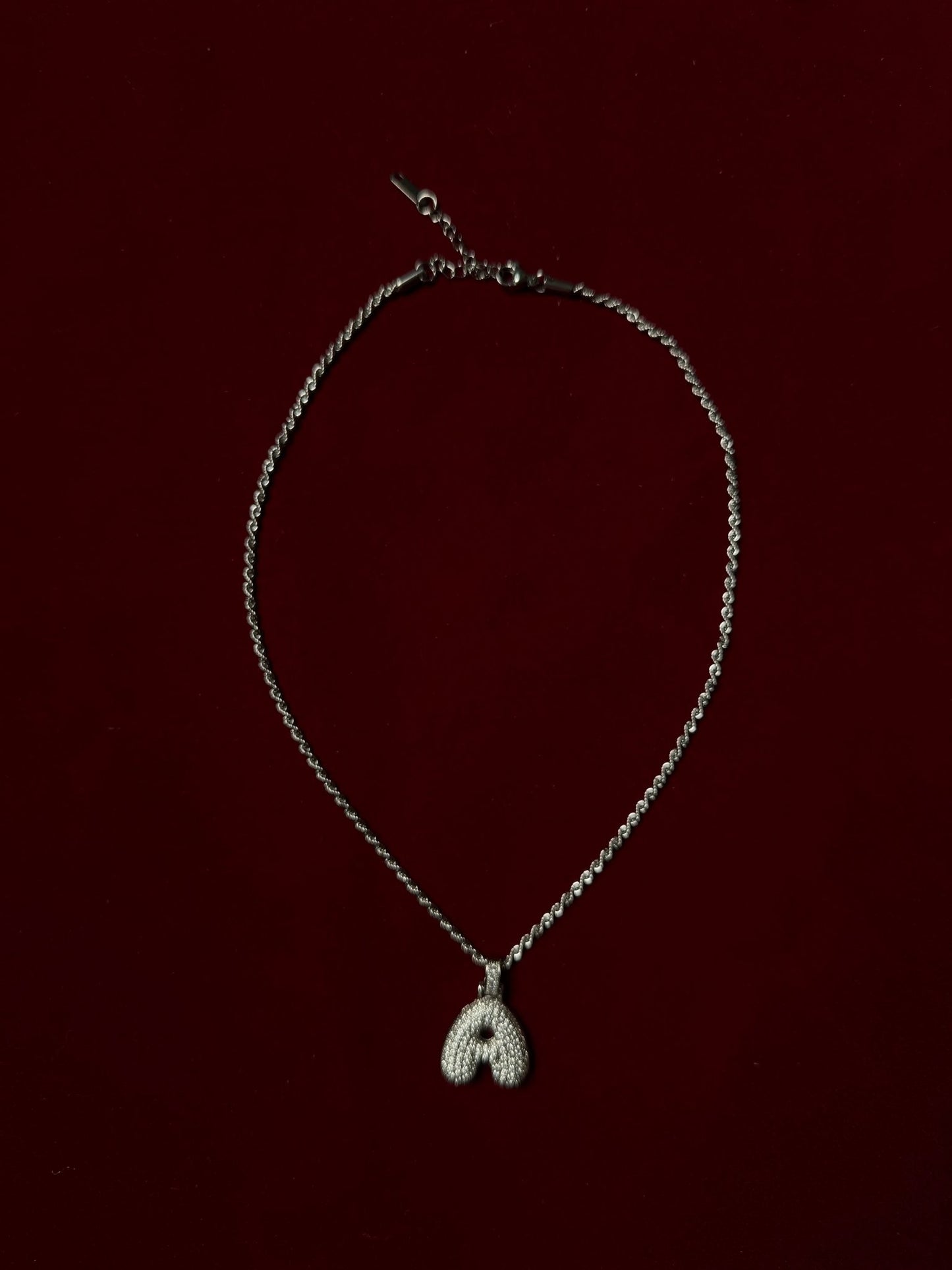 Collier Initiale Bulle (Personnalisable) - Argent