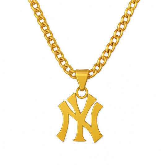 NY Yankee Necklace - Gold *PRE-ORDER*