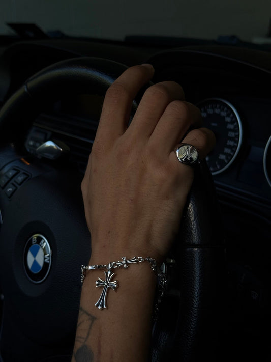 NY Mets Crest Ring - Silver