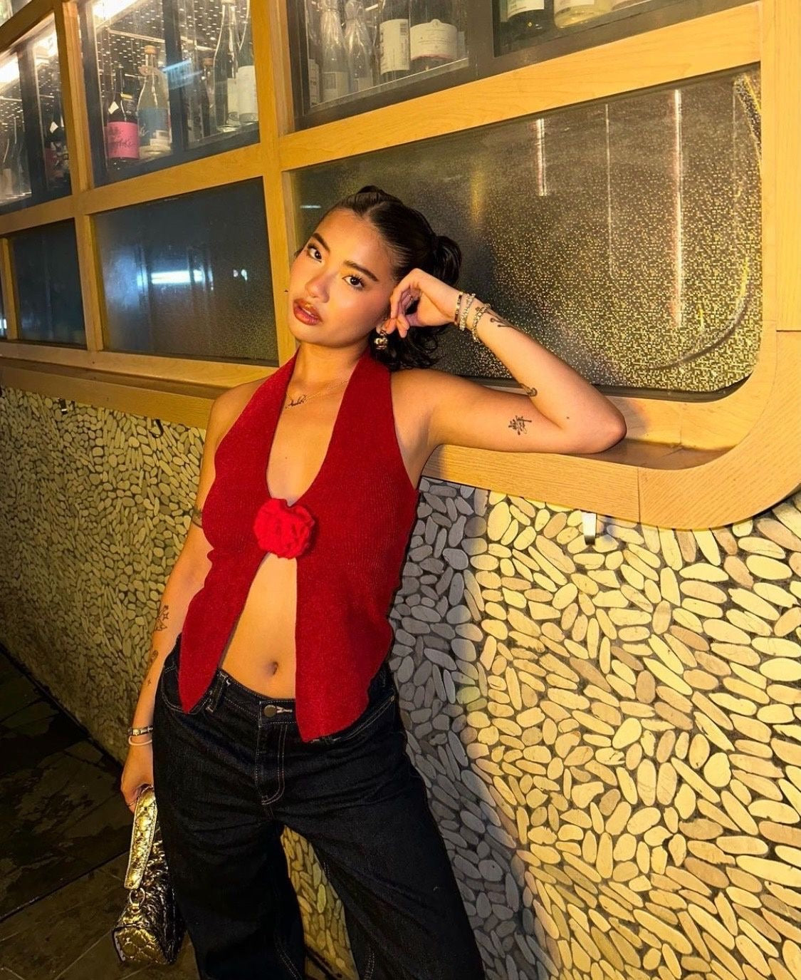 Rose Top-Rouge (S)