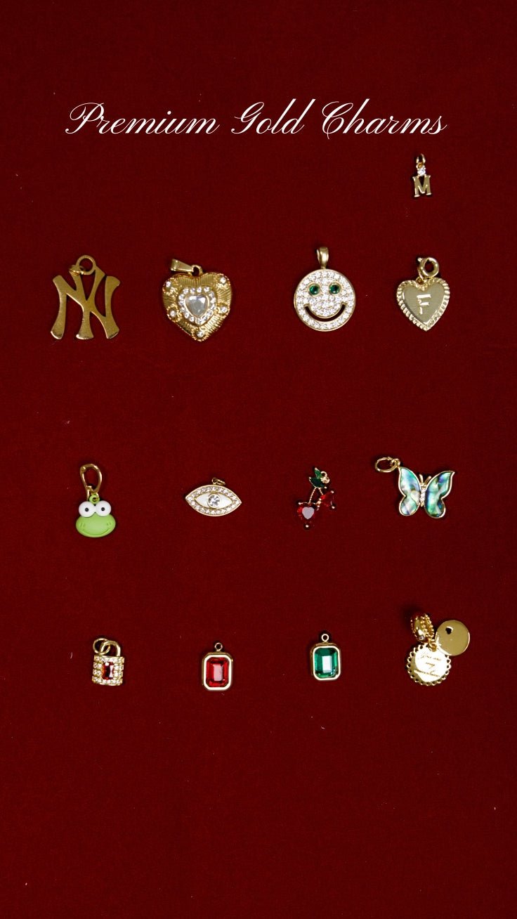 Build-A-Baddie Charm Necklace - Gold/Silver