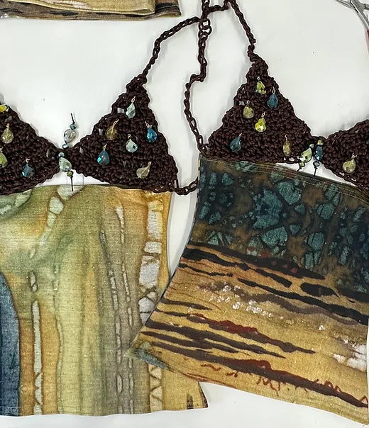 Ensemble imprimé batik celtique RARA orné de bijoux ELLA MIA (S et M)