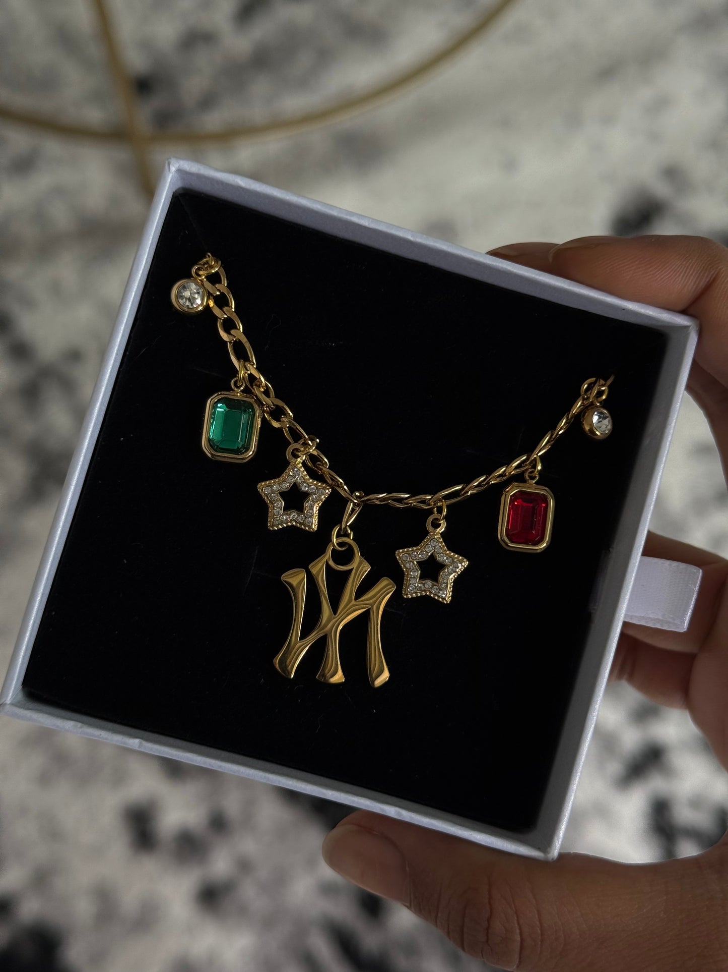 Build-A-Baddie Charm Necklace - Gold/Silver