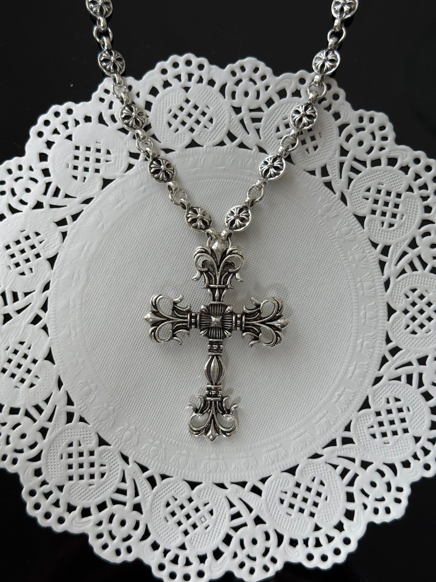 SS43 Silver Chrome Necklace