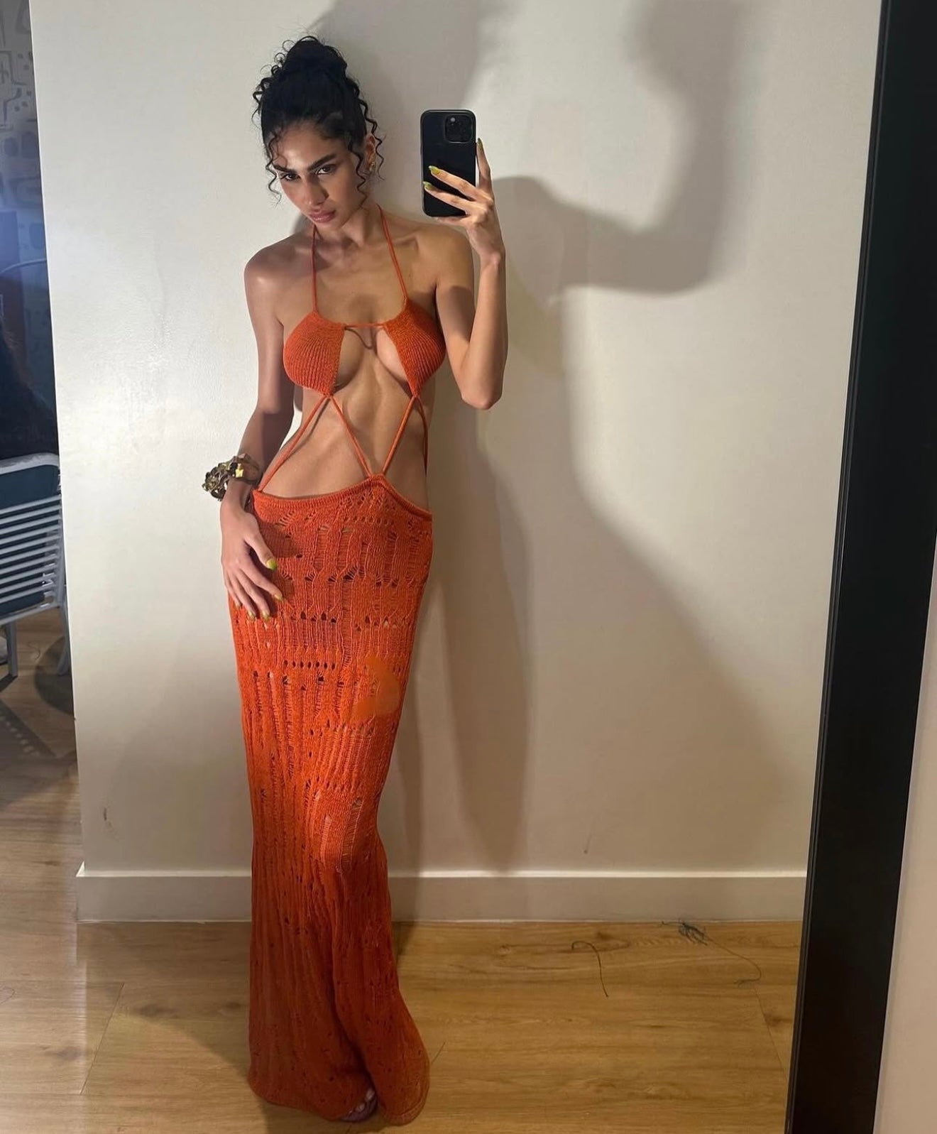 Jaded Ldn Rumba Maxi Dress (S)