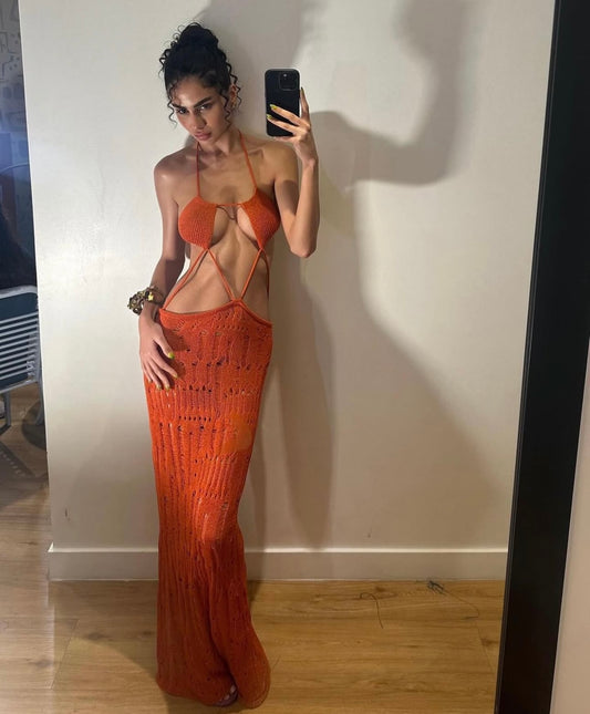 Jaded Ldn Rumba Maxi Dress (S)