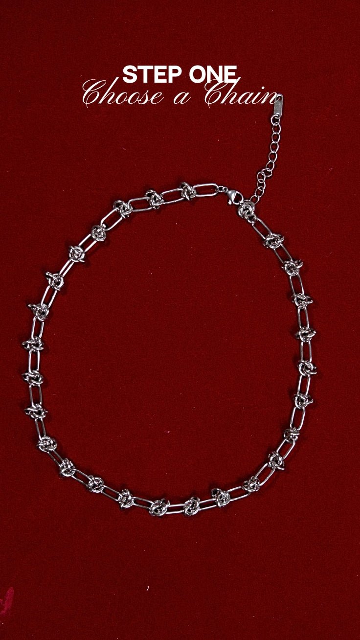 Build-A-Baddie Charm Necklace - Gold/Silver