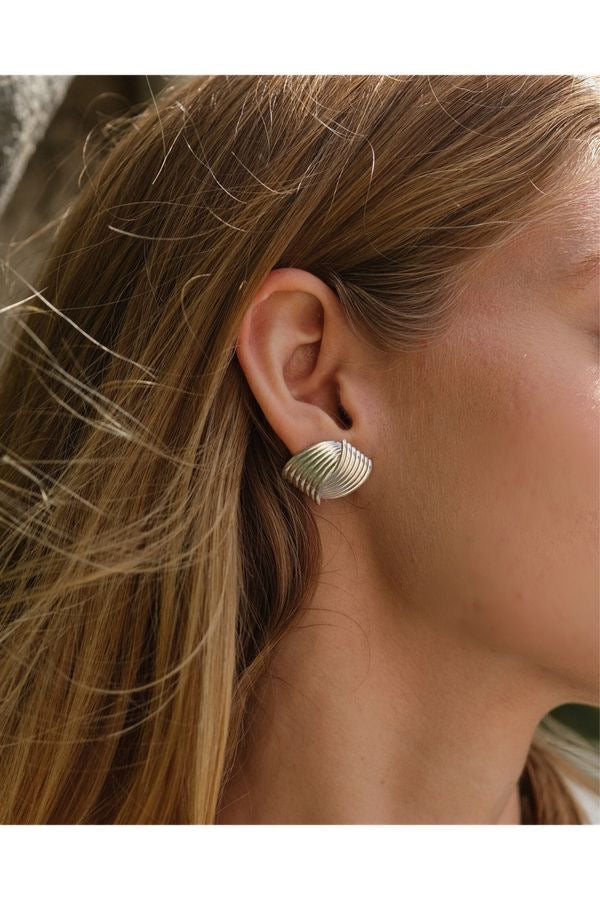 Boucles d'oreilles lisses - Argent
