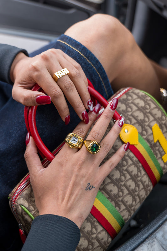 Retro Watch Ring - Gold/Silver