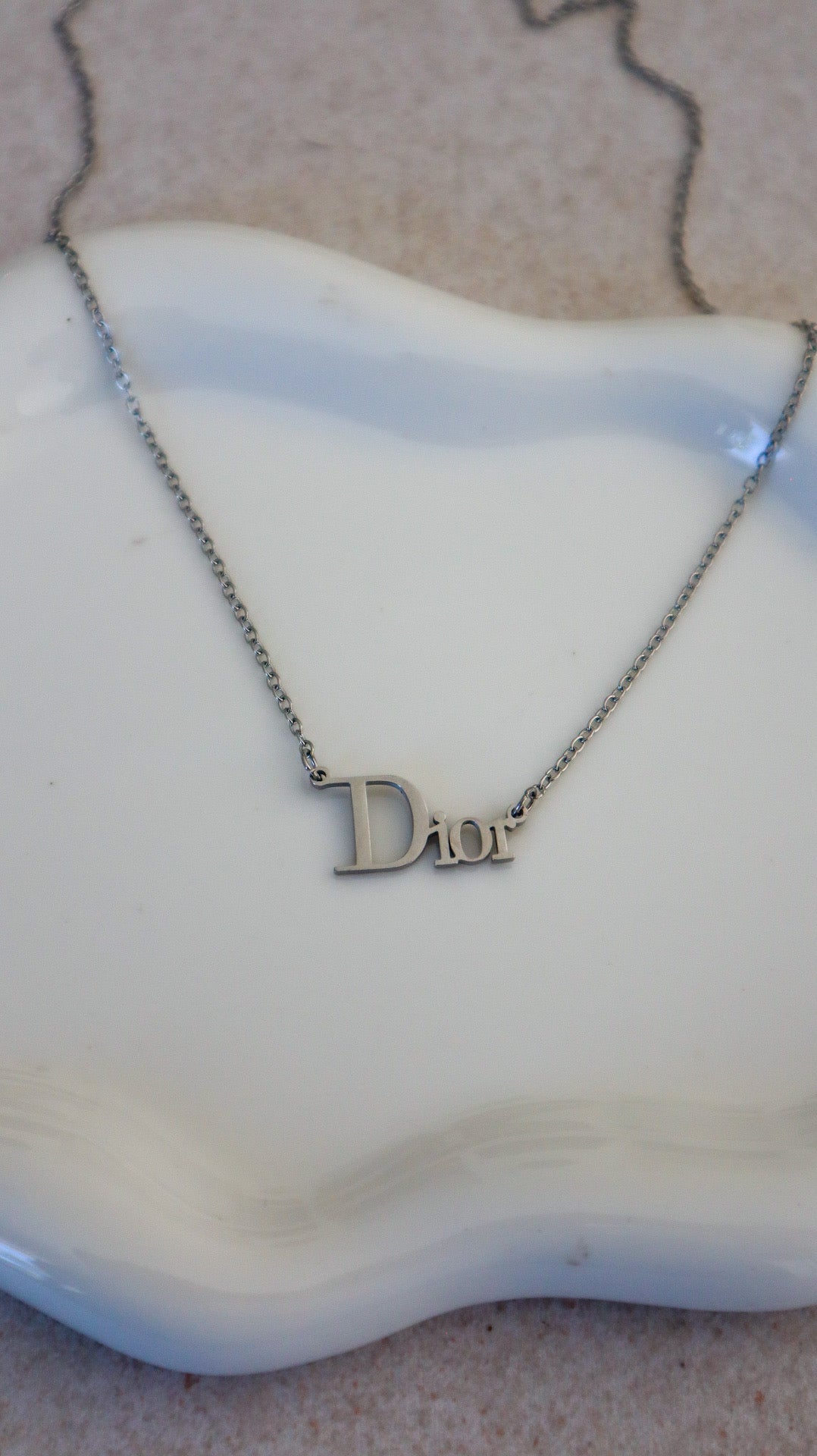 Chaîne Dior - Argent
