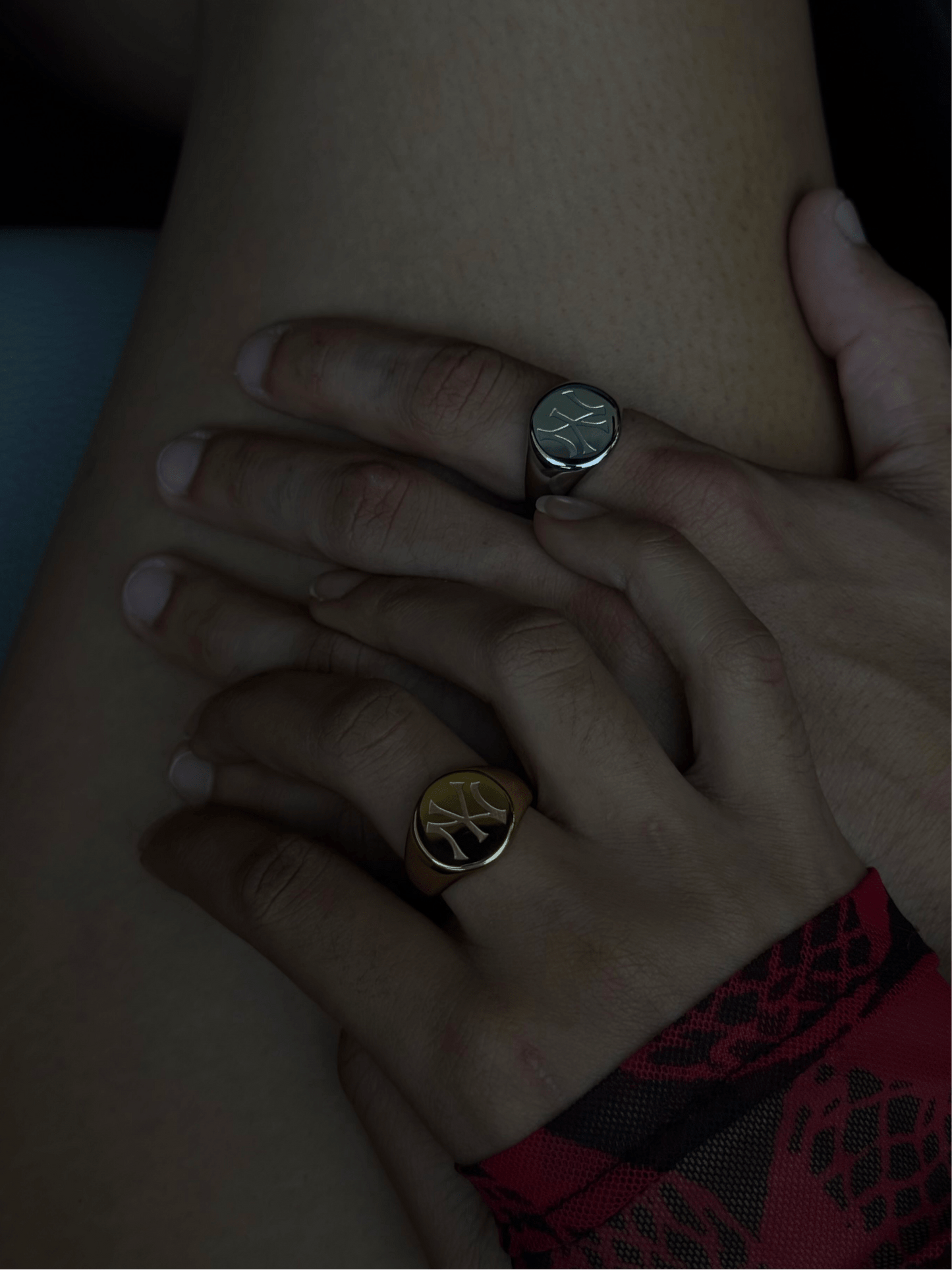 Bague avec blason des Yankees de New York - Argent
