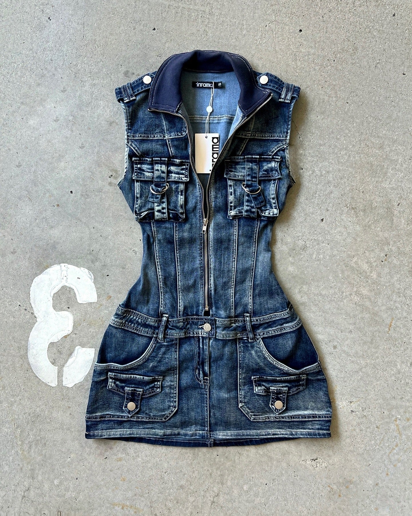 cyrell denim dress Inrama Cyrell Denim Dress (XS & S) S / 8 Days