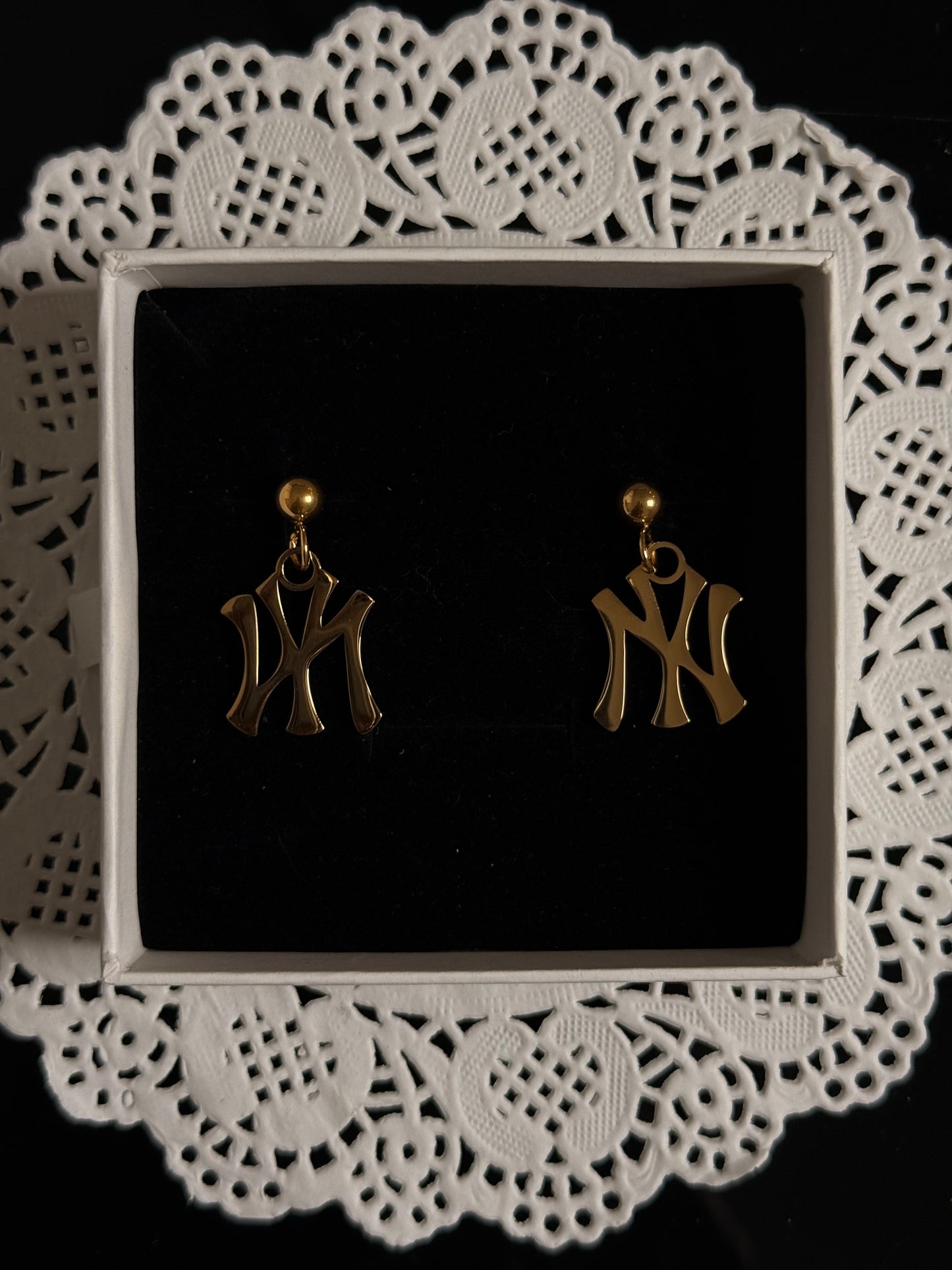 Yankee Drop Earrings - Gold