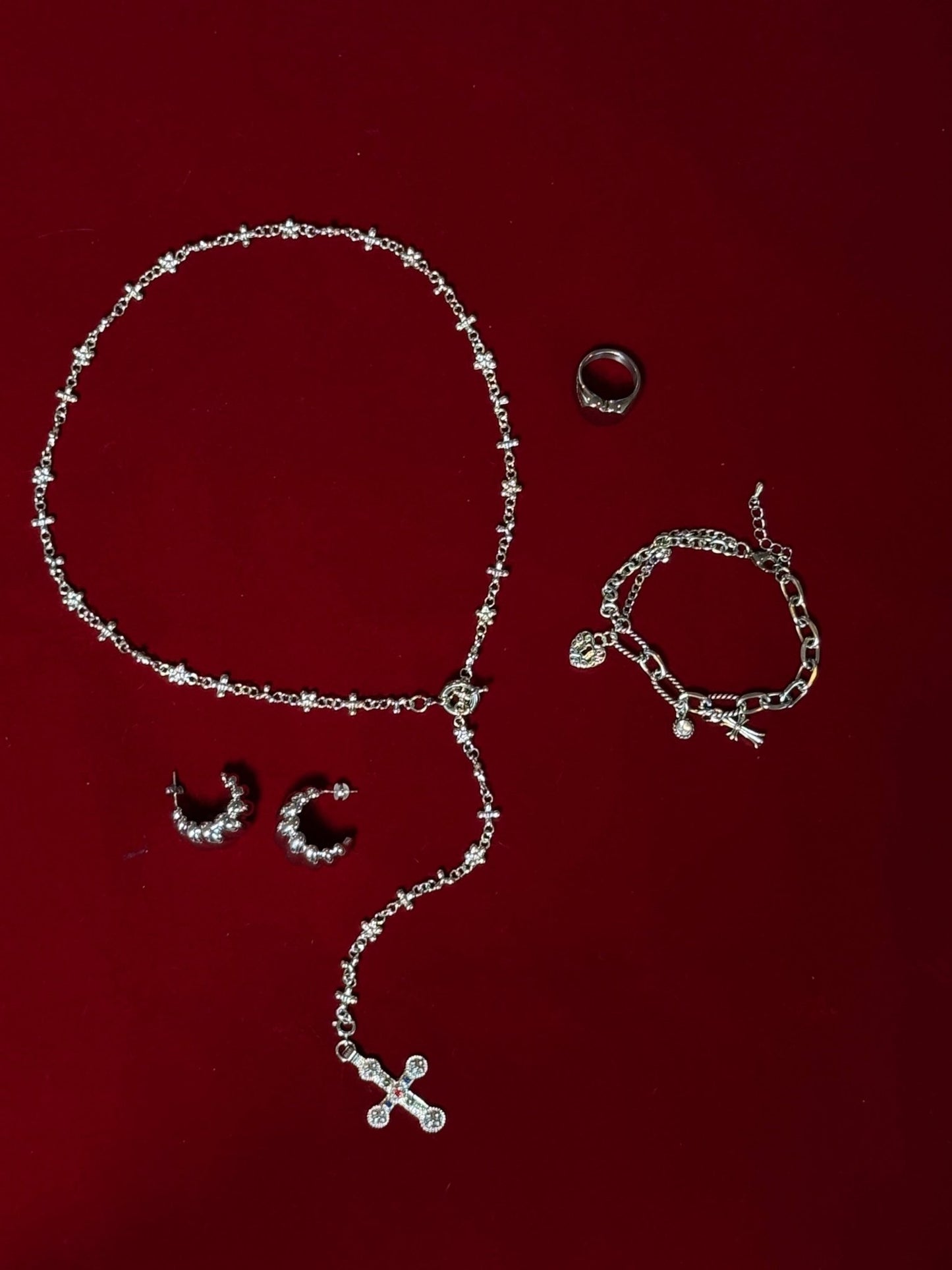 Créoles Wave - Argent