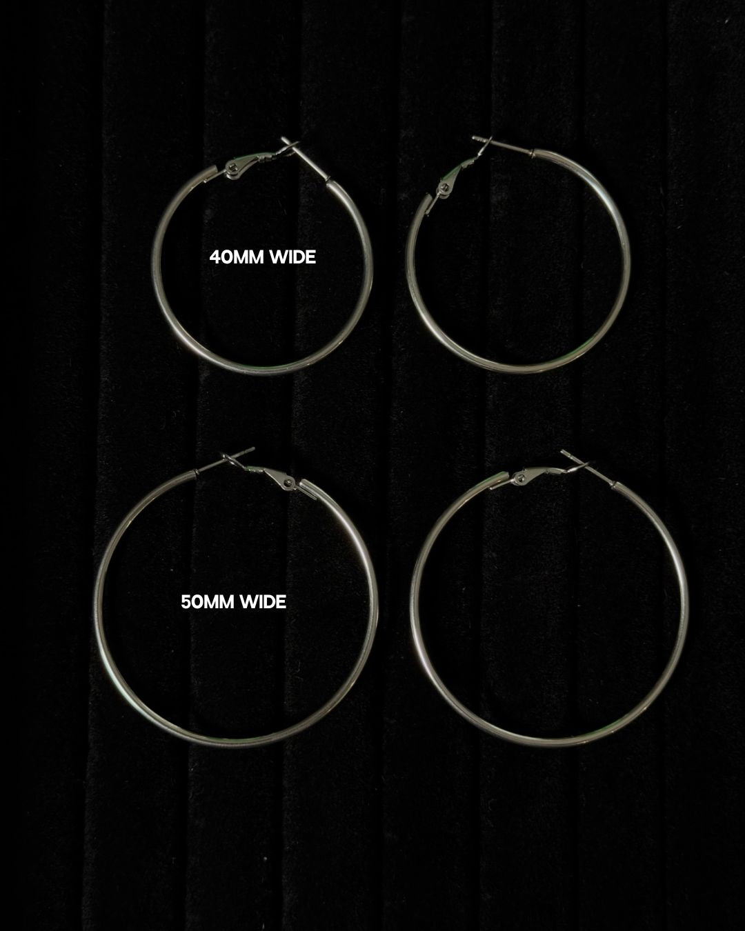 Essential Baddie Hoops - Silver