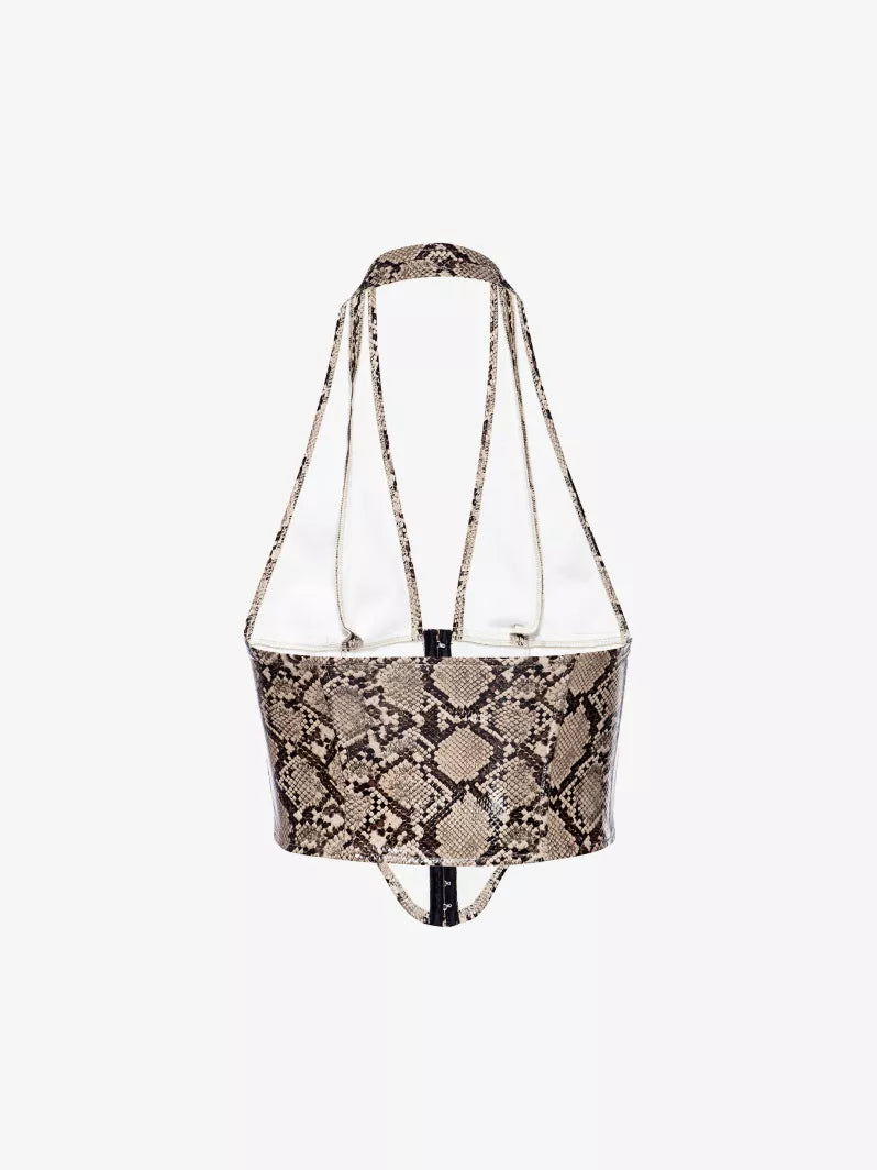Corset Mara - Python beige (XS)